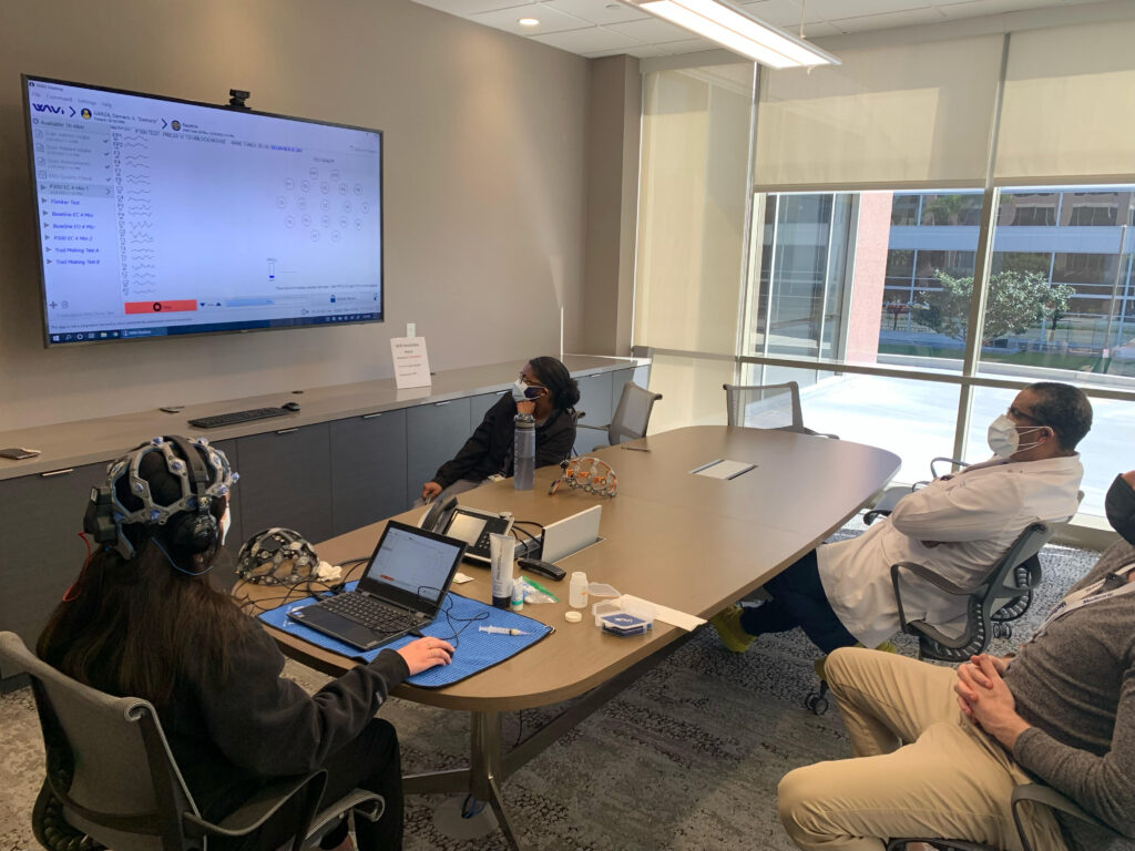 EEG/ERP test- Rugby player